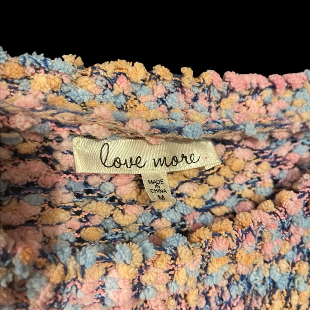 Cozy Multicolor Popcorn Sweater - Picture 3 of 3
